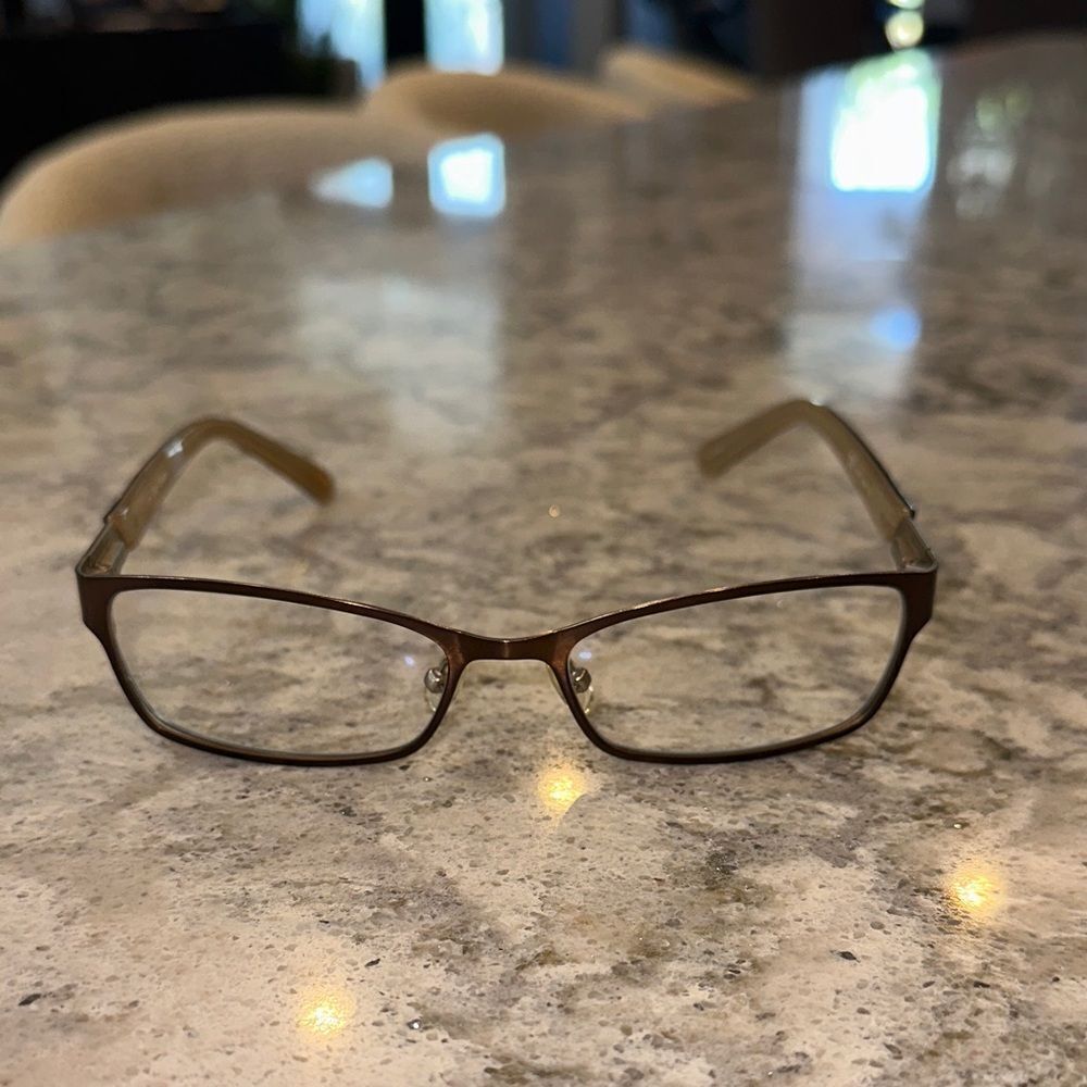 Juicy Couture Women’s Eyeglasses Frames JU124 ODA3 Brown/Gold 135 Prescription